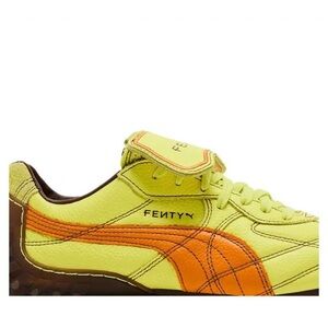 Fenty Vibrant Yellow and Orange Athletic Shoes